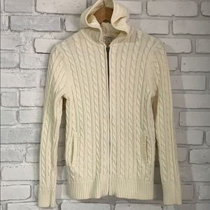 LL Bean hooded sweater